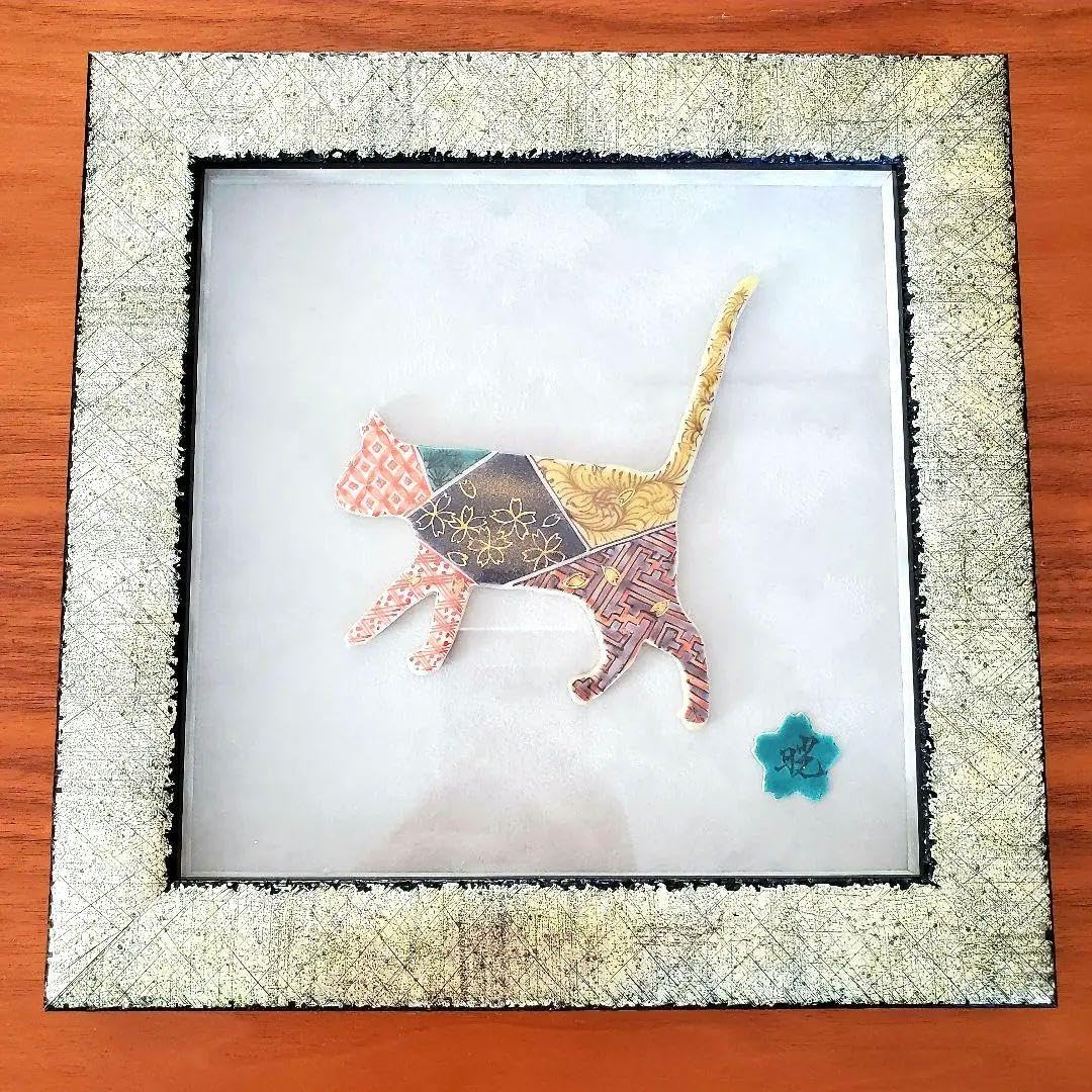 【新品】絵画　タペストリー　猫　花柄　タイル　アンティーク Amazon.co.jp: 【新品】 絵画 タペストリー 猫 花柄 タイル